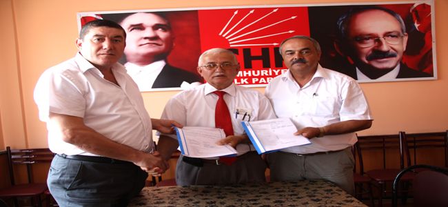 TEKİN VE SAYDAM CHP’DEN ADAYLIKLARINI AÇIKLADI